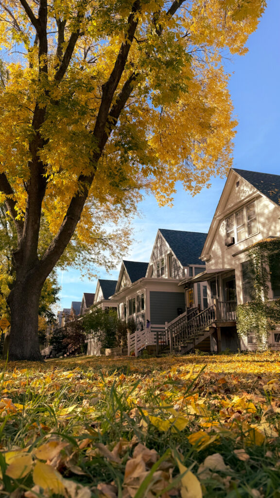 Bowmanville - Fall foliage in Chicago - The 4 best spots - Historic bungalows