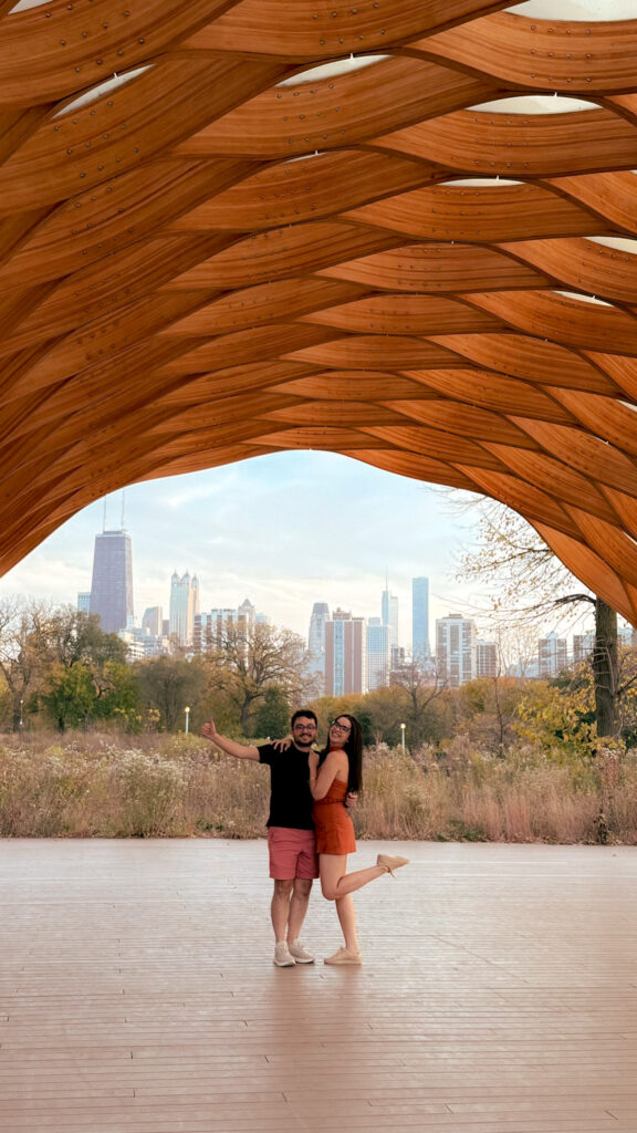 The Honeycomb - Lincoln Park - Fall foliage in Chicago